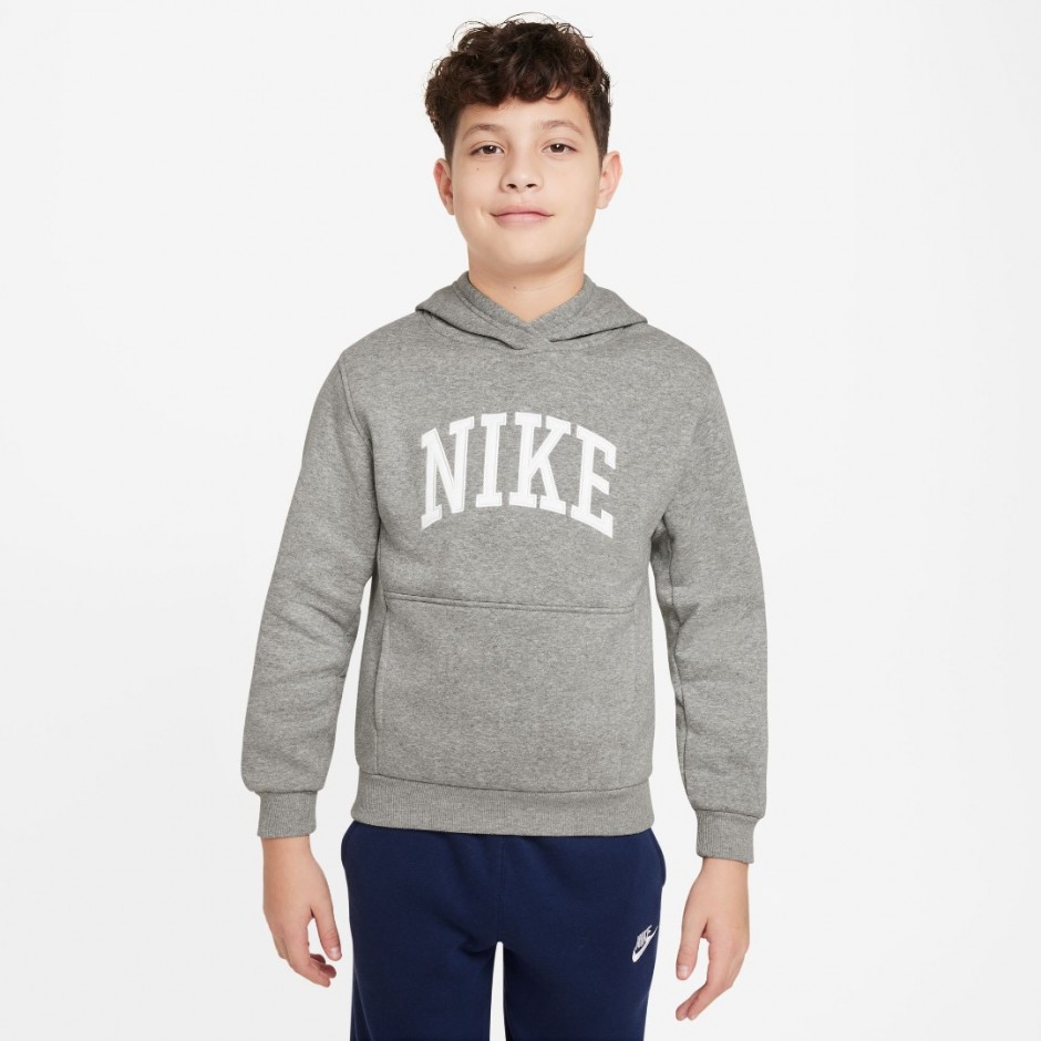 Παιδικό Φούτερ Γκρι - Nike Sportswear Club Fleece