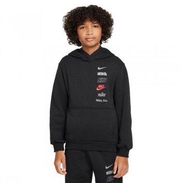 Παιδικό Φούτερ Μαύρο - Nike Sportswear Club 