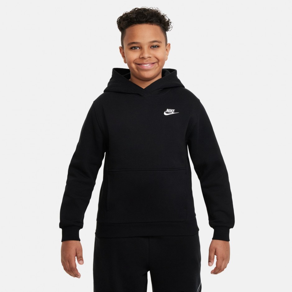 Παιδικό Φούτερ Μαύρο - Nike Sportswear Club Fleece 