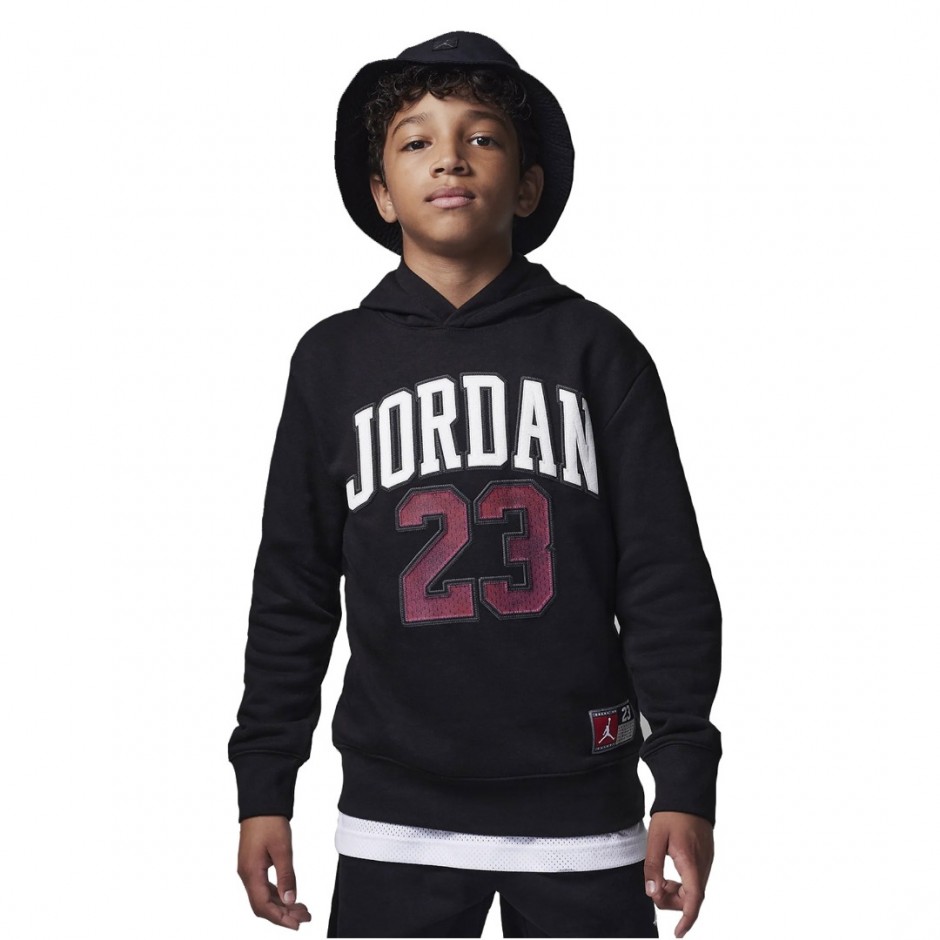 Παιδικό Φούτερ Μαύρο - Jordan Fleece Pullover