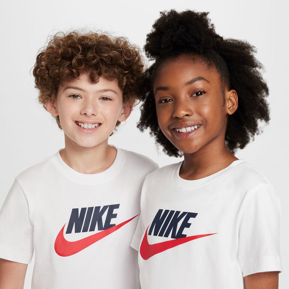 NIKE K NSW TEE FUTURA HBR FZ5178-100 White