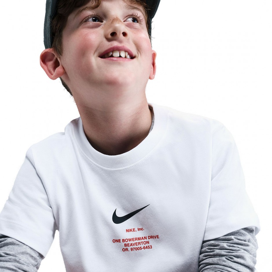 Παιδικό T-Shirt Λευκό - Nike Sportswear