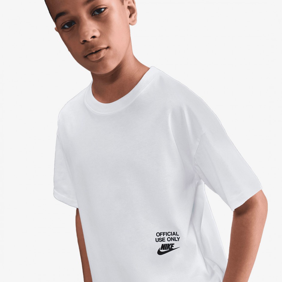 Παιδικό T-Shirt Λευκό - Nike Sportswear Remix
