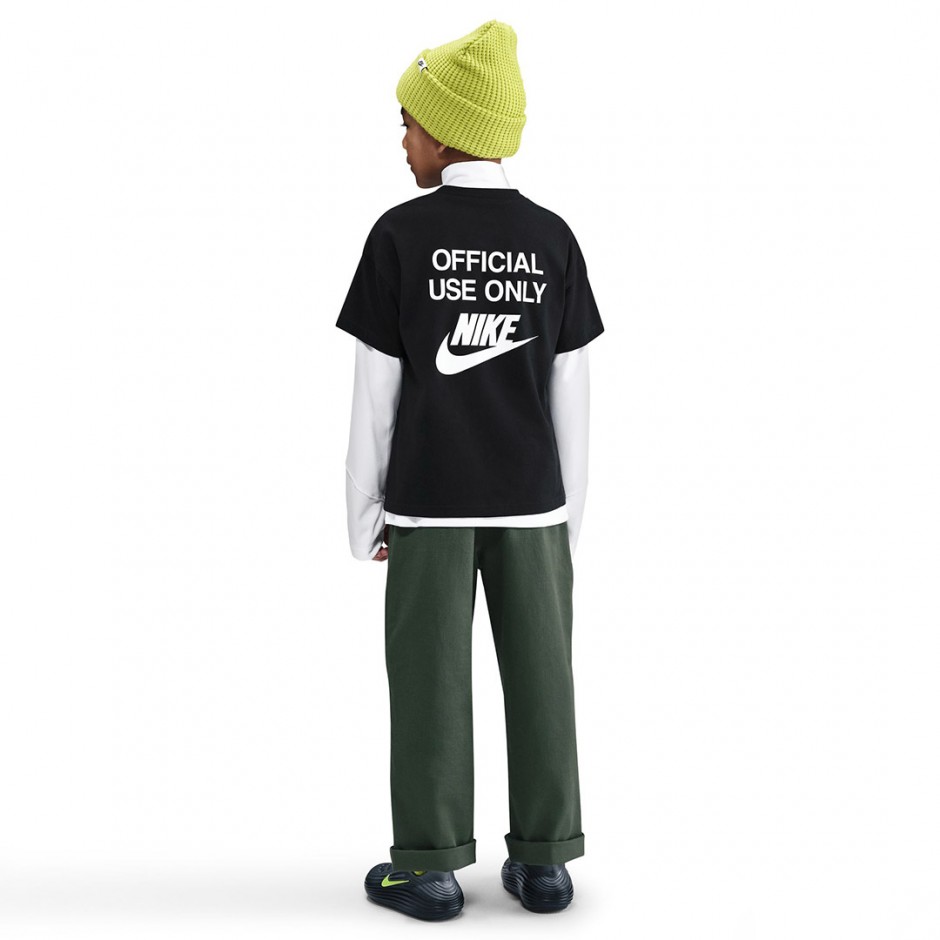 Παιδικό T-Shirt Μαύρο - Nike Sportswear Remix