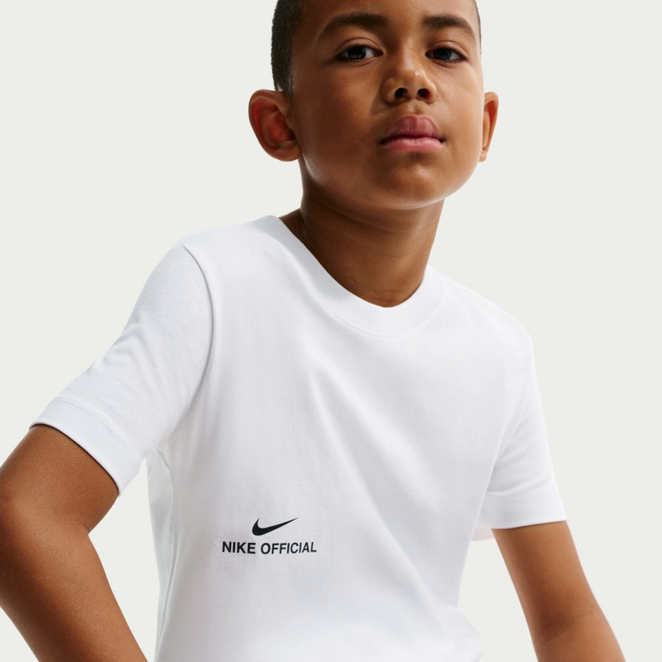 Kids' T-Shirt White - Nike Sportswear