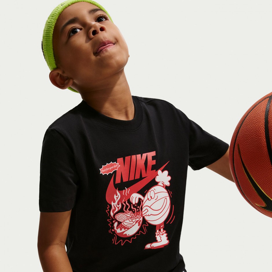 Παιδικό T-Shirt Μαύρο - Nike Sportswear