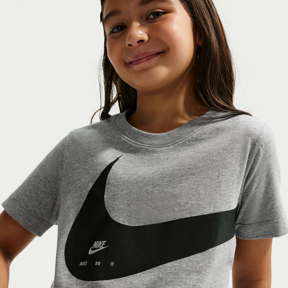 Παιδικό T-Shirt Γκρι - Nike Sportswear Club