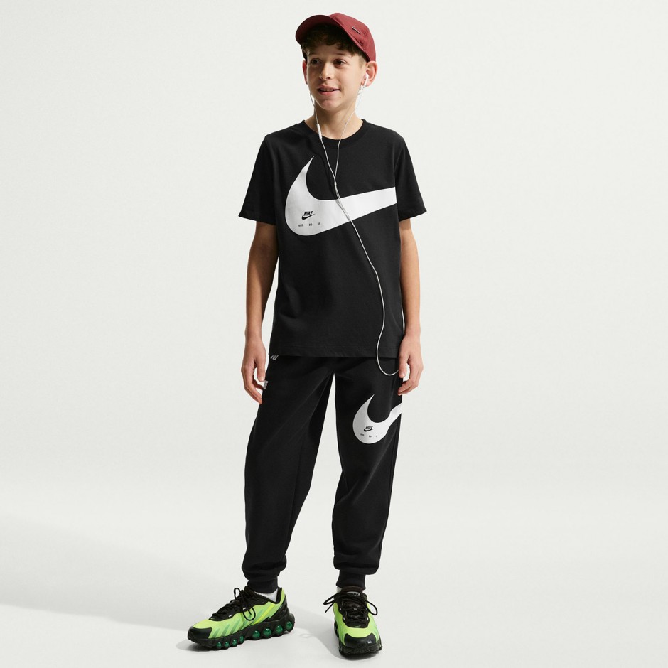 Παιδικό T-Shirt Μαύρο - Nike Sportswear Club