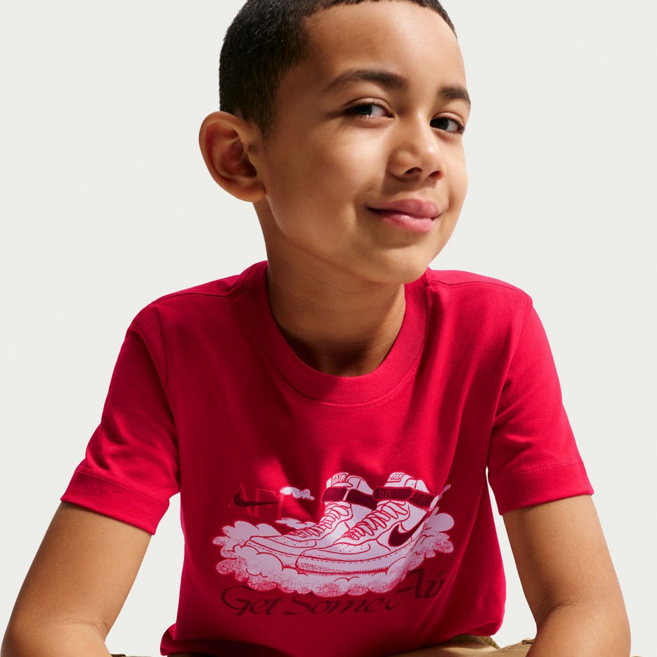 Παιδικό T-Shirt Κόκκινο - Nike Sportswear 
