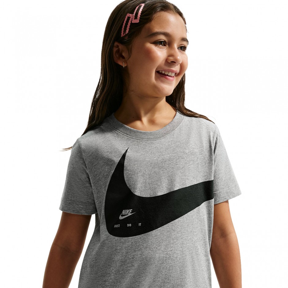 Παιδικό T-Shirt Γκρι - Nike Sportswear Club