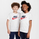 NIKE K NSW TEE FUTURA HBR FZ5178-100 White Image 