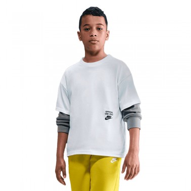 NIKE K NSW TEE REMIX IH6230-100 White