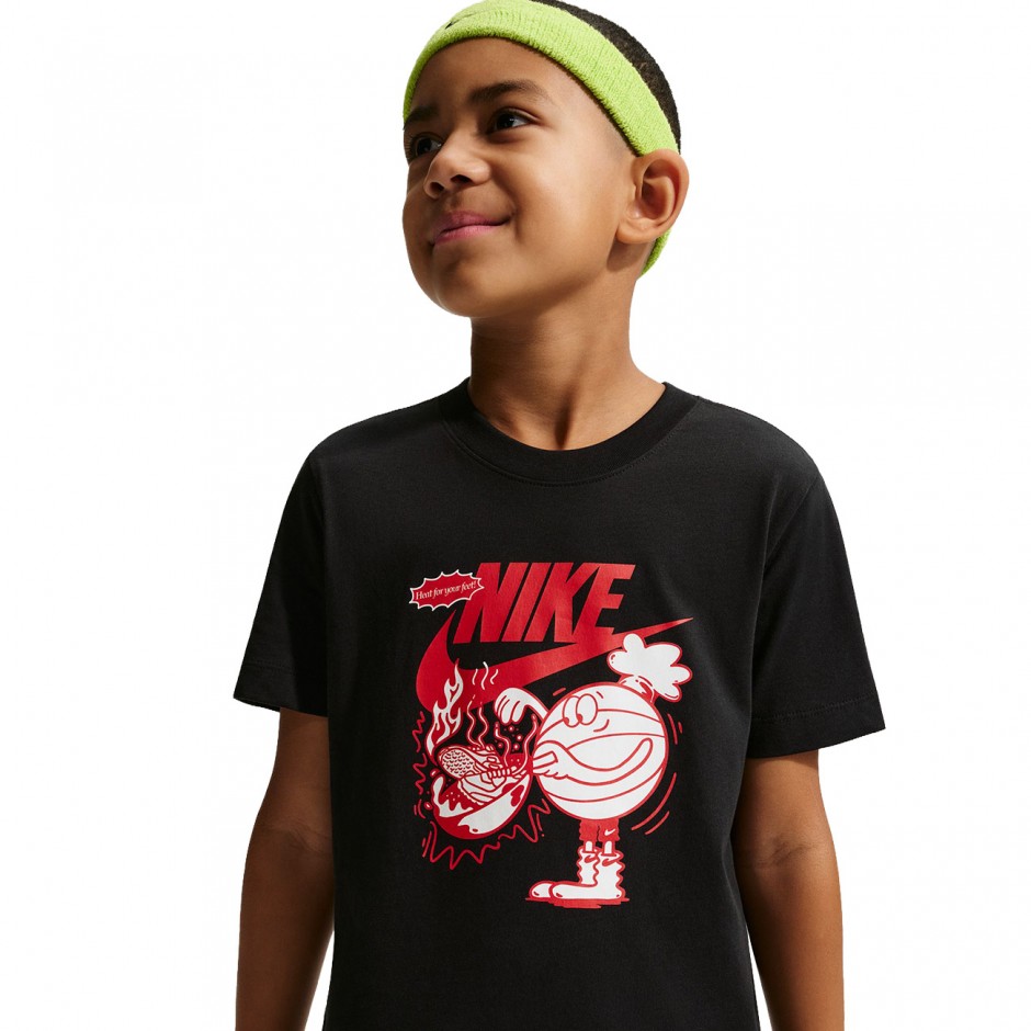 Παιδικό T-Shirt Μαύρο - Nike Sportswear
