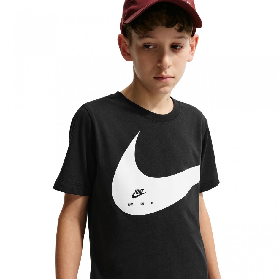 Παιδικό T-Shirt Μαύρο - Nike Sportswear Club