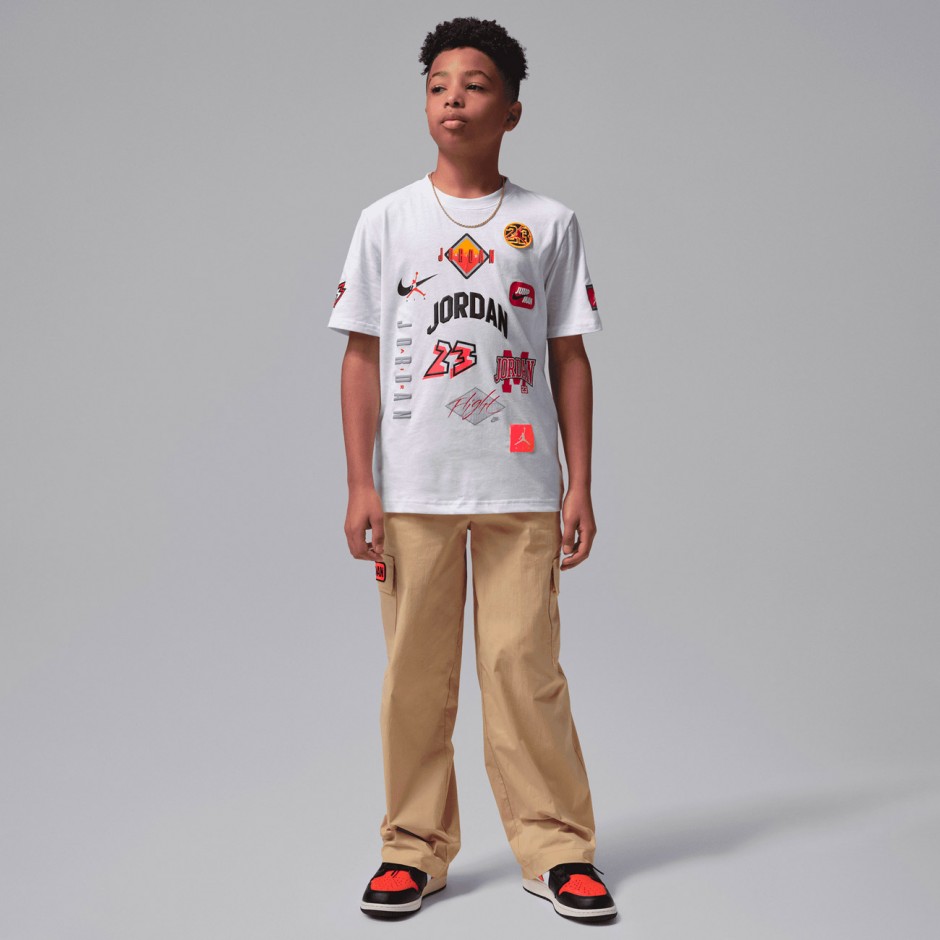 Παιδικό T-Shirt Λευκό - Jordan Dynasty Patch