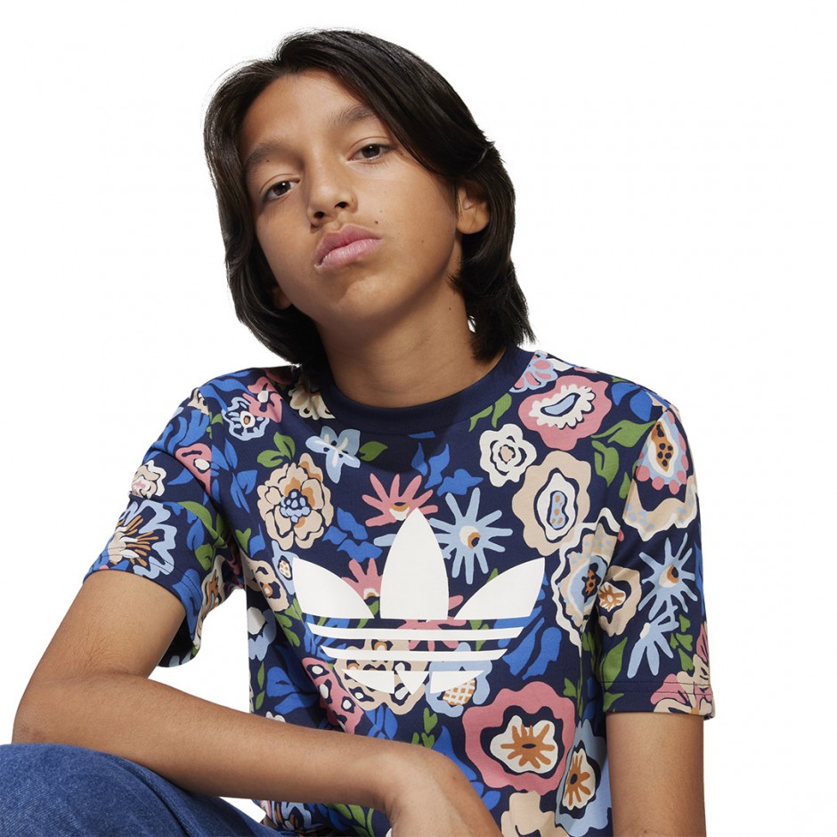 Παιδικό T-Shirt Πολύχρωμο - adidas Originals x Liberty London