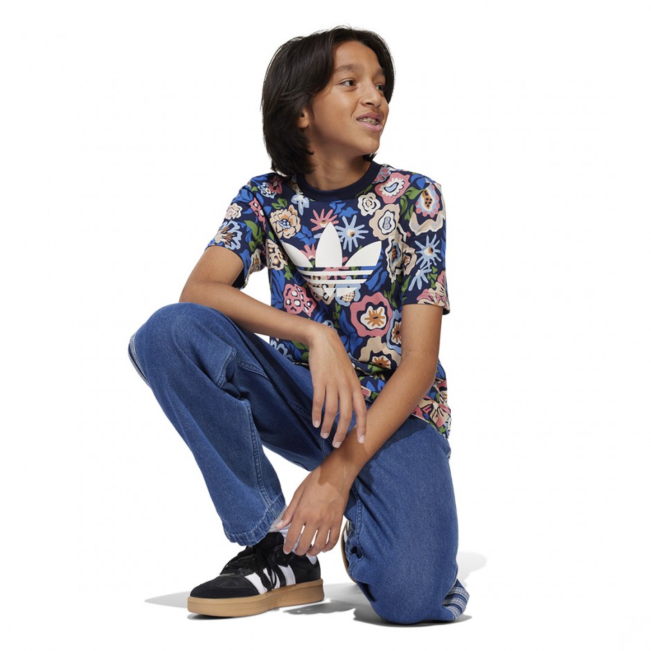 Παιδικό T-Shirt Πολύχρωμο - adidas Originals x Liberty London