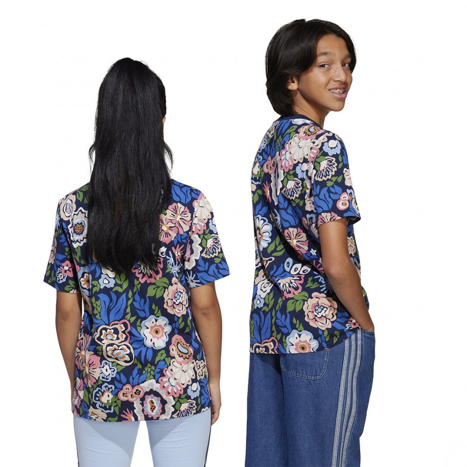 Παιδικό T-Shirt Πολύχρωμο - adidas Originals x Liberty London
