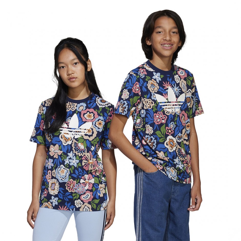 Παιδικό T-Shirt Πολύχρωμο - adidas Originals x Liberty London