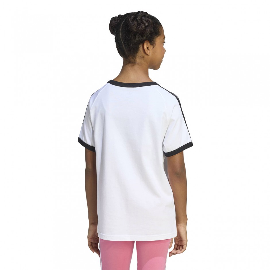 Παιδικό T-Shirt Λευκό - adidas Originals 3-Stripes