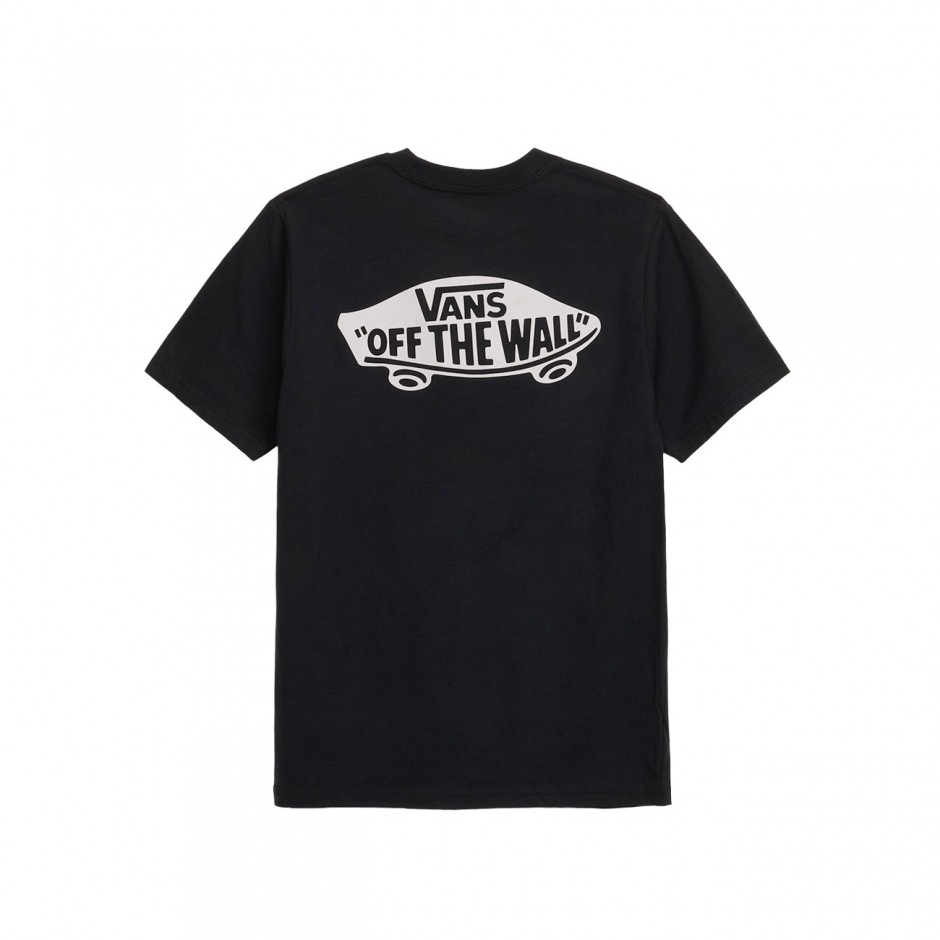 Kids' T-Shirt Black - Vans Double Standard