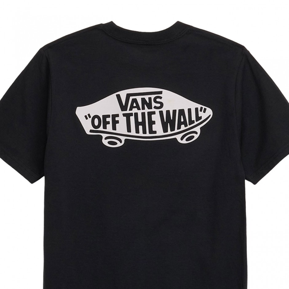 Kids' T-Shirt Black - Vans Double Standard
