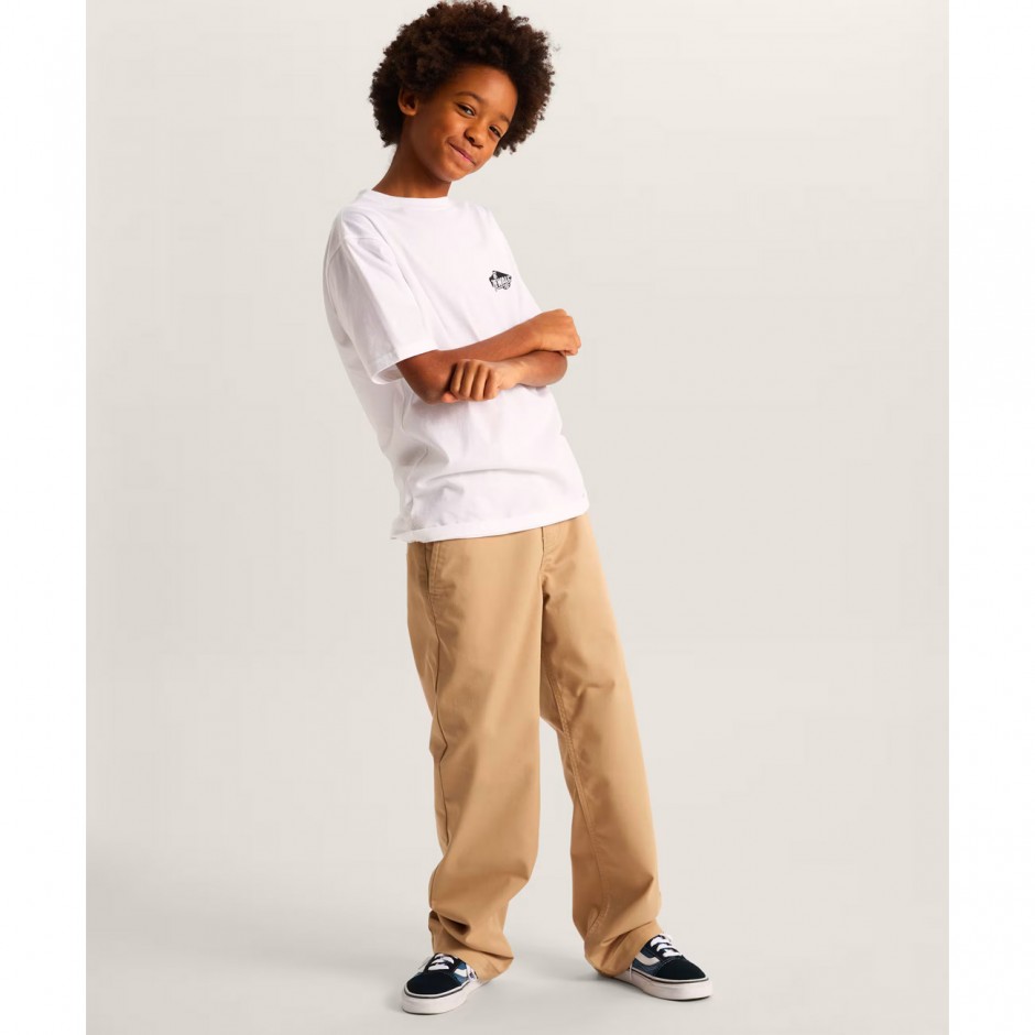 Kids' T-Shirt White - Vans Double Standard