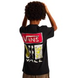 Παιδικό T-Shirt Μαύρο - Vans On Canvas Εικόνα 0