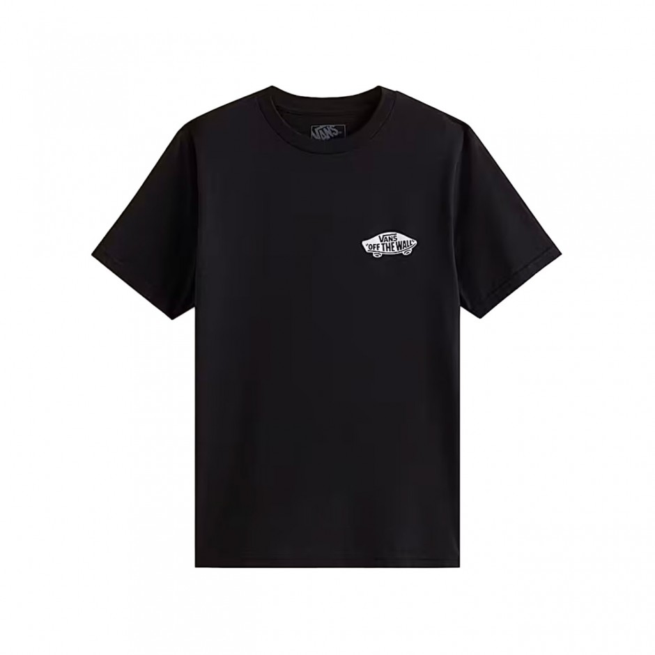 Kids' T-Shirt Black - Vans Double Standard