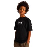 Παιδικό T-Shirt Μαύρο - Vans On Canvas Εικόνα 