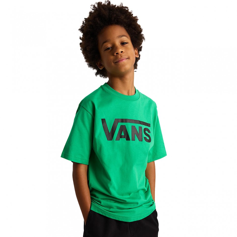 Kids' T-Shirt Green - Vans Classic