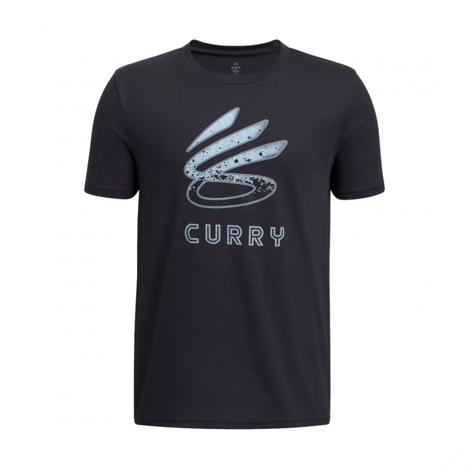 Παιδικό T-Shirt Μπάσκετ Μαύρο - Under Armour Curry Logo