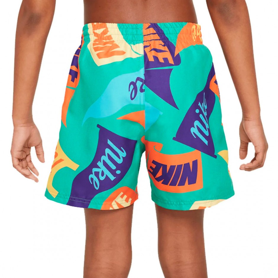 Παιδικό Μαγιό Βερμούδα Πράσινο - Nike Swim Breaker 4"