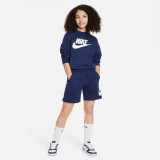 Παιδική Βερμούδα Μπλε - Nike Sportswear Club Fleece Εικόνα 4