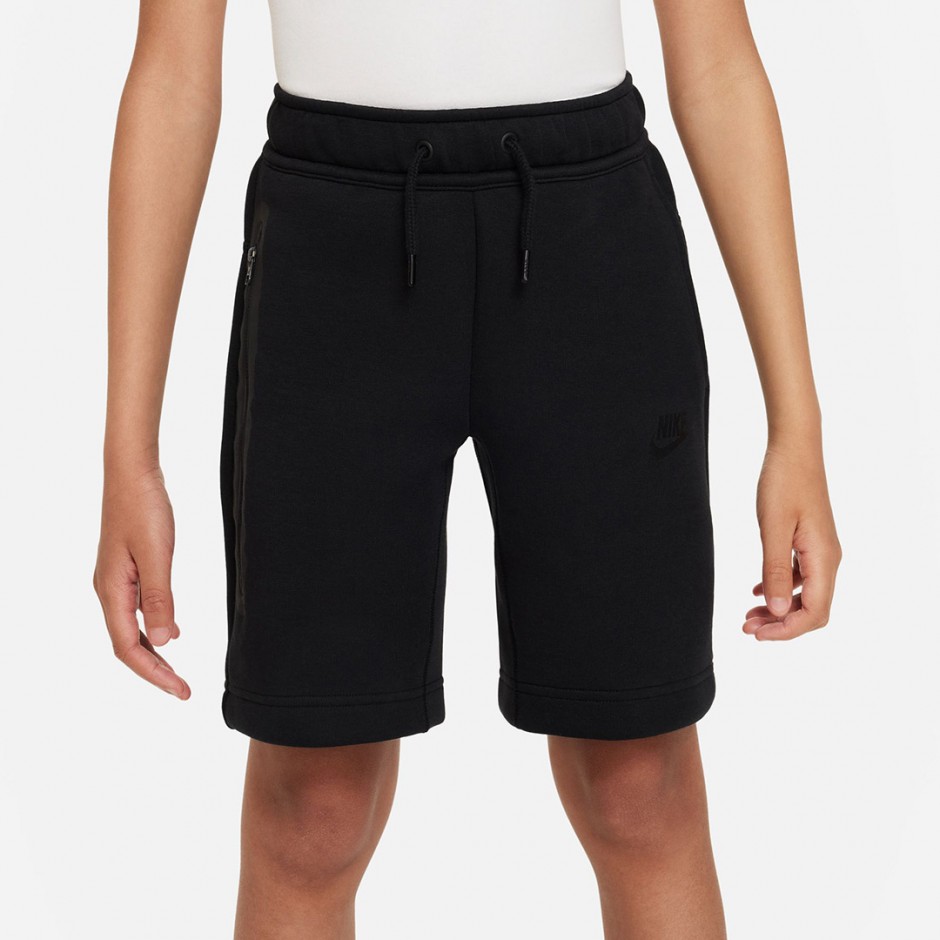 Παιδική Βερμούδα Μαύρη - Nike Tech Fleece