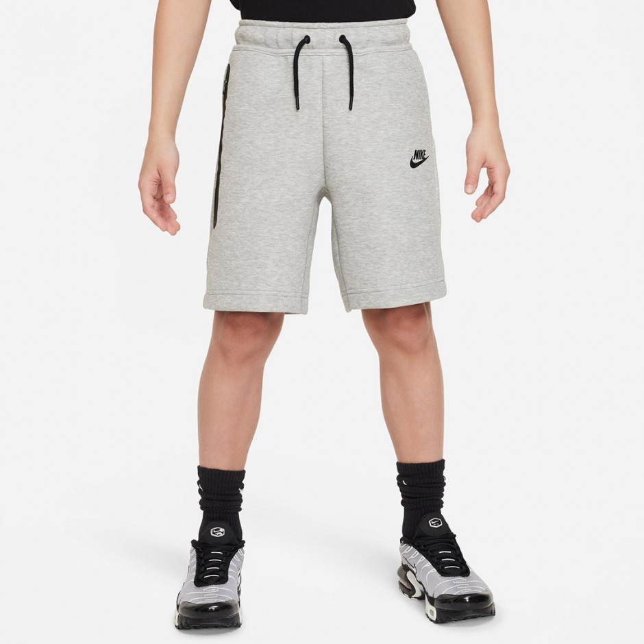 Παιδική Βερμούδα Γκρι - Nike Tech Fleece