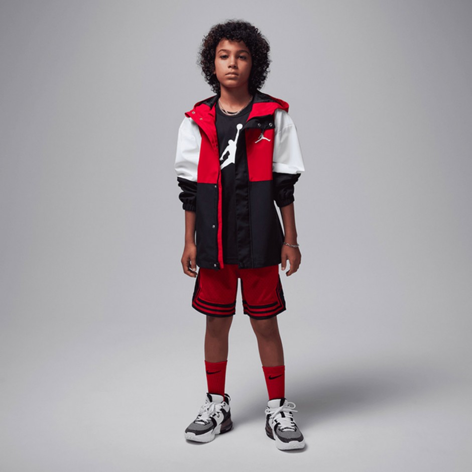 Παιδική Βερμούδα Μπάσκετ Κόκκινη - Jordan Sport Dri-FIT Diamond