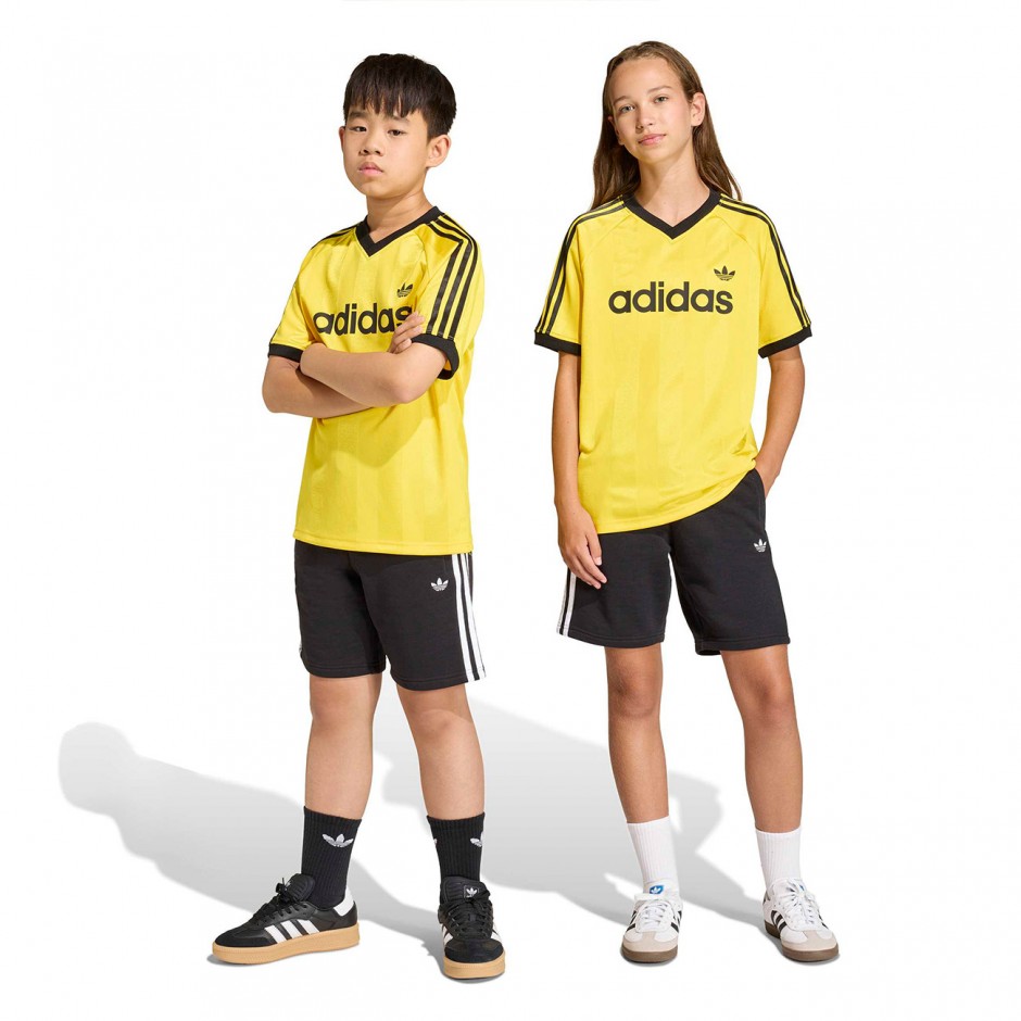 Παιδική Βερμούδα Μαύρη - adidas Originals 3-Stripes