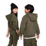 Nike Sportswear Club Fleece Χακί - Παιδική Ζακέτα  Εικόνα 0