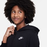 NIKE K NSW CLUB FT HD FZ LS LBR FD3017-010 Black Image 1