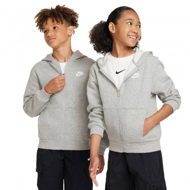 Παιδική Ζακέτα Γκρι - Nike Sportswear Club Fleece