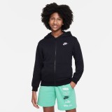 NIKE K NSW CLUB FT HD FZ LS LBR FD3017-010 Black Image 