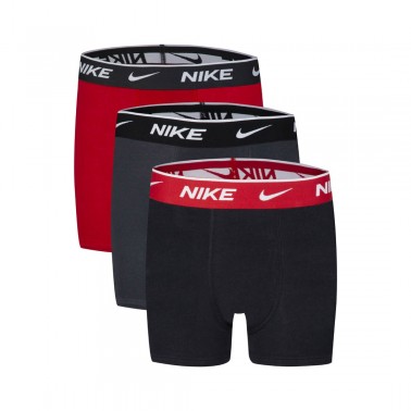 Παιδικά Εσώρουχα Μποξεράκια Πολύχρωμα - Nike Everyday Cotton 3 Pack