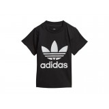 adidas Originals TREFOIL TEE DV2829 Μαύρο Εικόνα 