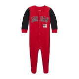JORDAN DIAMOND FOOTED COVERALL 555302-R78 Red