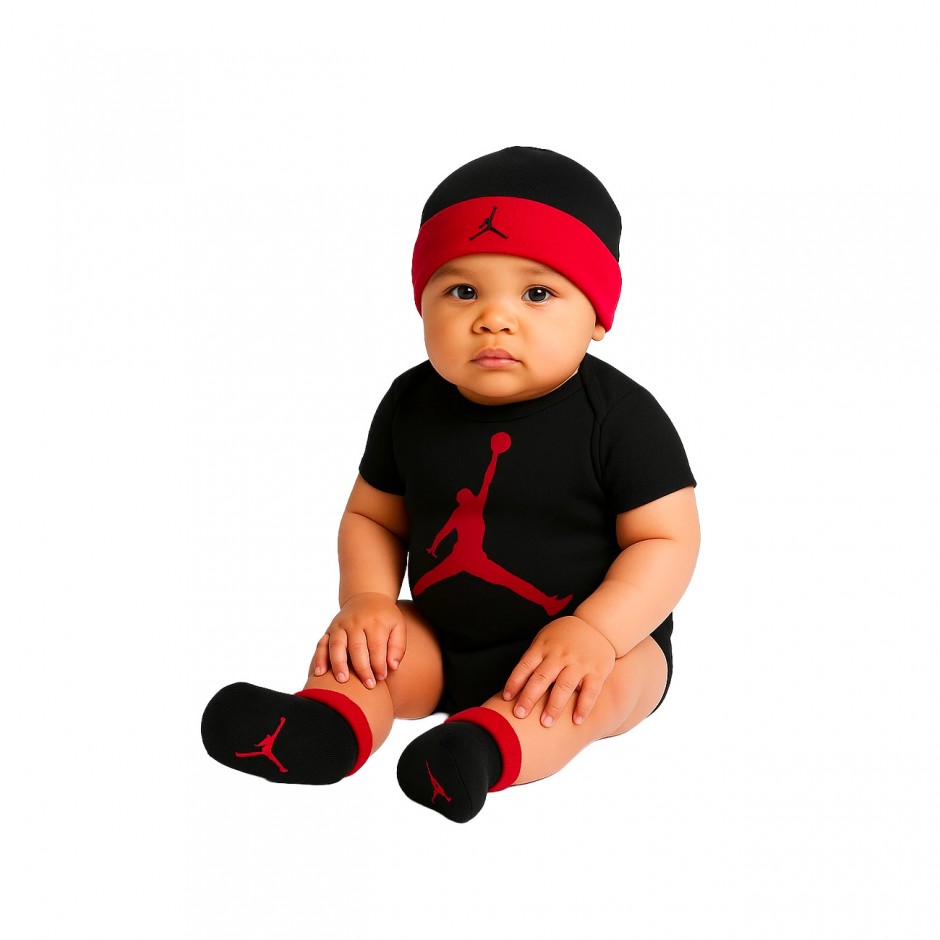 JORDAN JHN JUMPMAN HAT BDYST BOOTIE MJ0041-KR5 Black