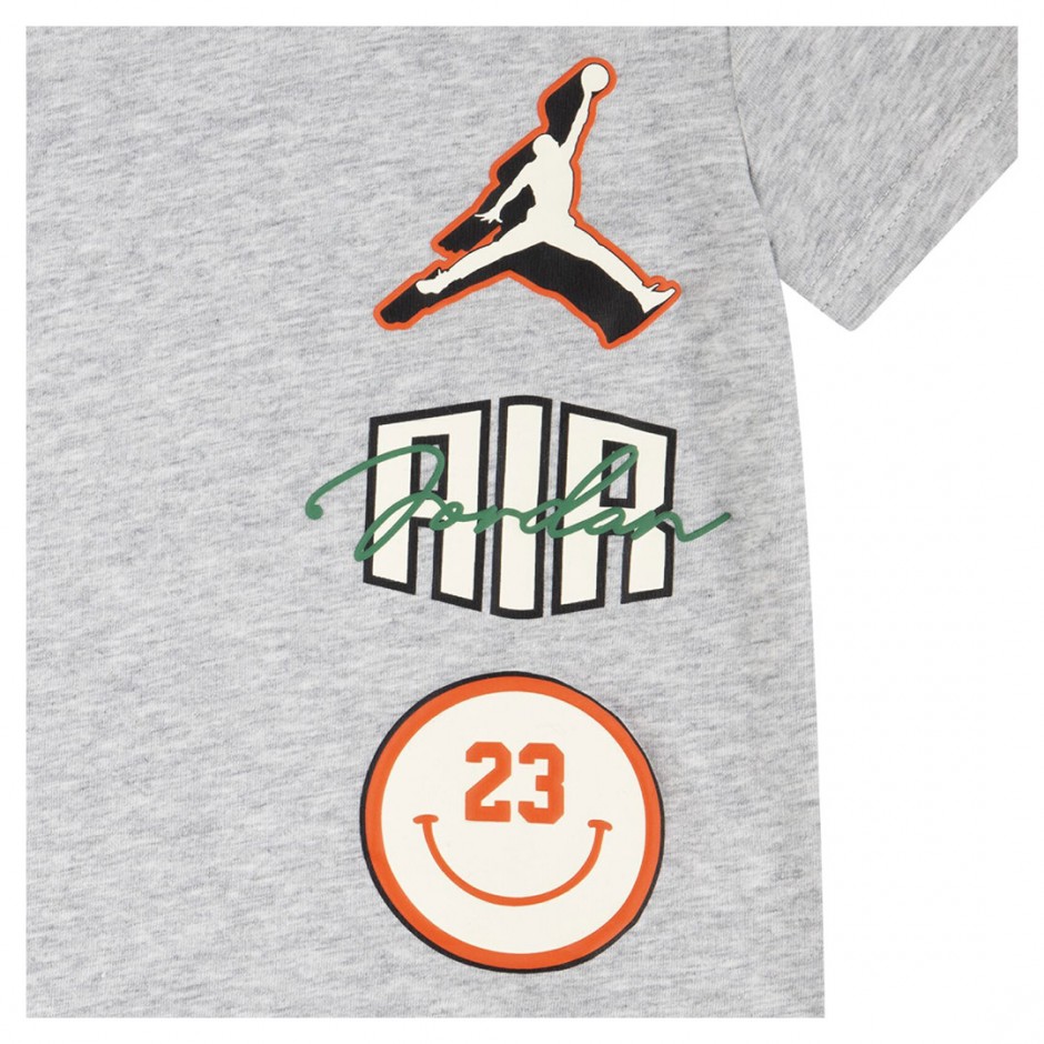 JORDAN JDB JUMPMAN STACKED PLAY SHORT 65D768-E1P Colorful