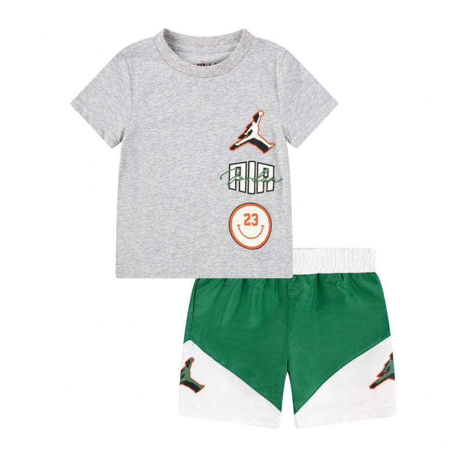 JORDAN JDB JUMPMAN STACKED PLAY SHORT 65D768-E1P Colorful