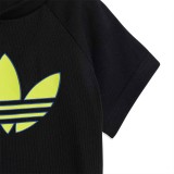 Βρεφικό Σετ Μαύρο - adidas Originals Trefoil Εικόνα 1