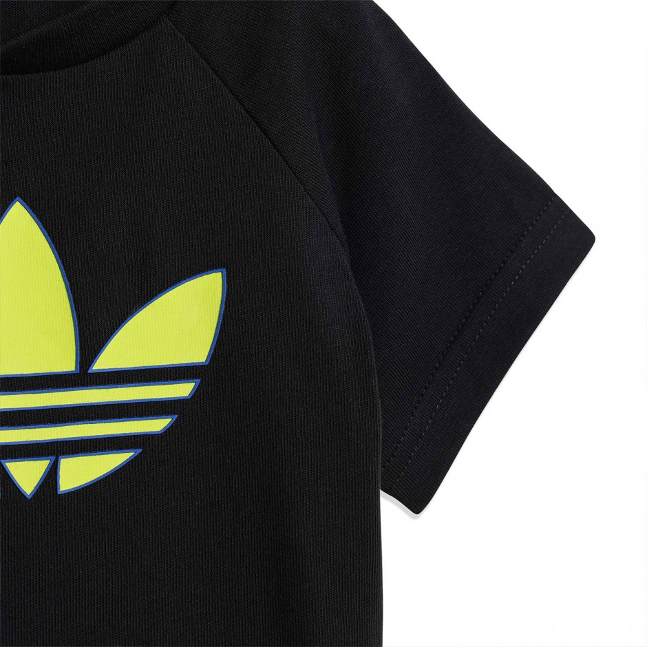 Βρεφικό Σετ Μαύρο - adidas Originals Trefoil